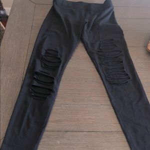 Express ripped leggings
